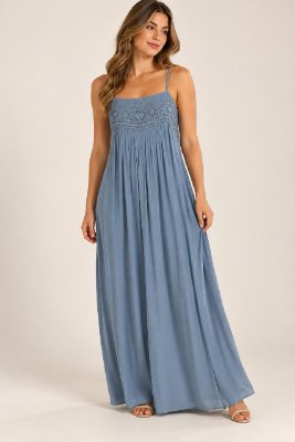 VESTIDO ALCAS PREGAS MO11 G
